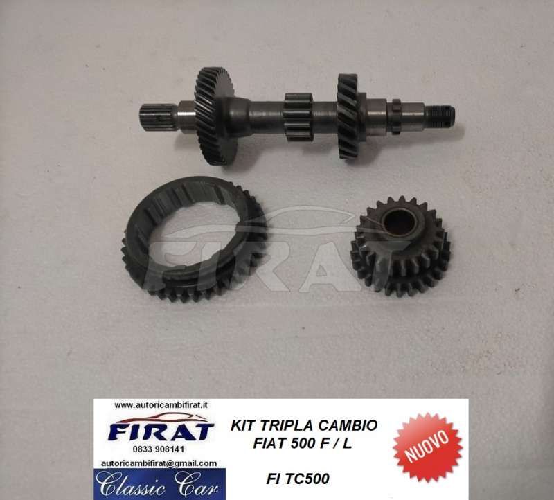 KIT INGRANAGGI CAMBIO FIAT 500 F - L (TRIPLA)